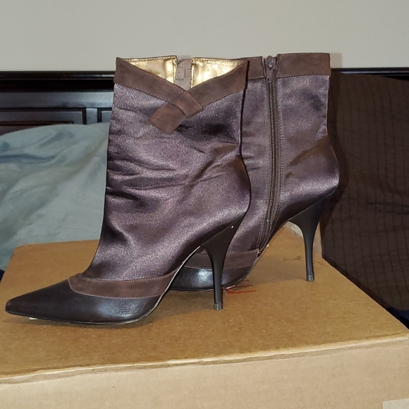 BCBGeneration Brown Heeled Boots - Picture 3 of 5